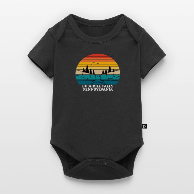 Bushkill Falls Pennsylvania Body Premium a maniche corte per neonati 