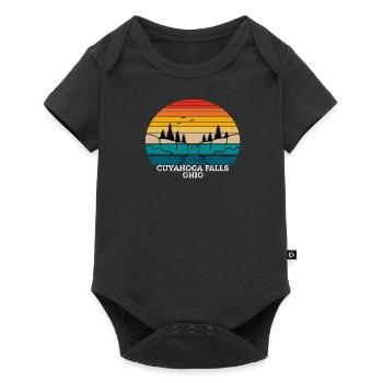 Cuyahoga Falls Ohio - Body à manches courtes Premium Bébé - noir - Devant