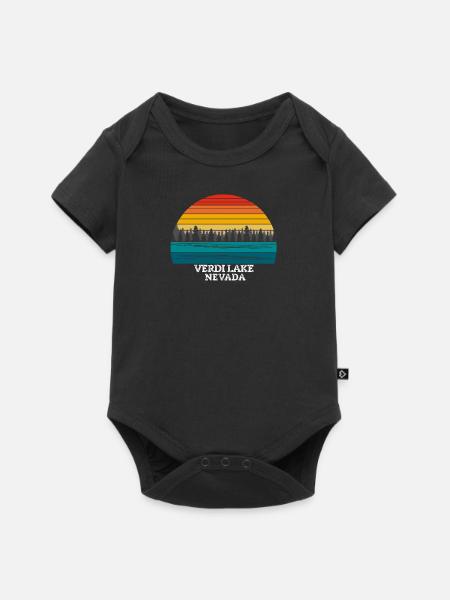 Verdi Lake Nevada - Baby Premium Kurzarmbody - Schwarz