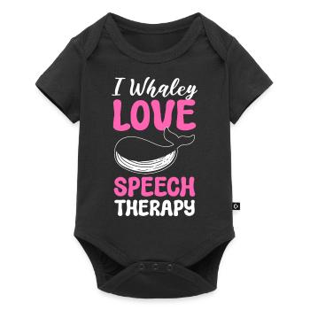 Speech pathologist - Baby Premium short-sleeve bodysuit - black - Front