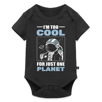Astronaute Planet Ingénieurs aérospatiaux - Body à manches courtes Premium Bébé - noir - Devant