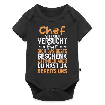 Chef wir haben Versucht das beste Geschenk - Baby Premium short-sleeve bodysuit - black - Front