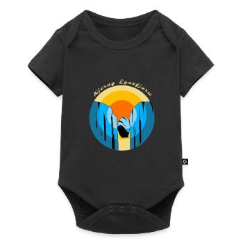 Norway Kjerag Lysefjord souvenir - Baby Premium short-sleeve bodysuit - black - Front