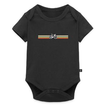Bike Bike Retro T-Shirt for Cyclists - Baby Premium short-sleeve bodysuit - black - Front