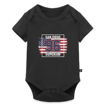 San Diego - Baby Premium short-sleeve bodysuit - black - Front