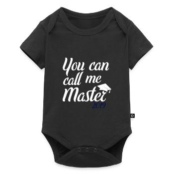 You can call me Master 2019 - Baby Premium short-sleeve bodysuit - black - Front