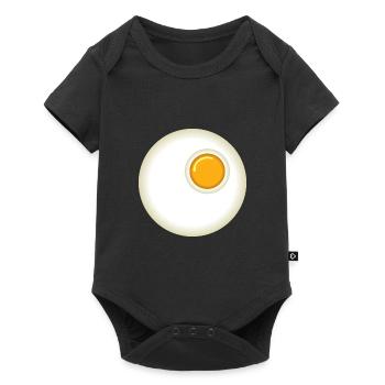 fried egg - Baby Premium short-sleeve bodysuit - black - Front