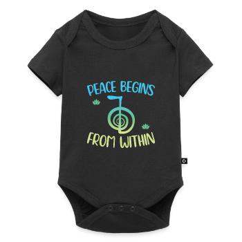 Gifts for Reiki Masters - Baby Premium short-sleeve bodysuit - black - Front