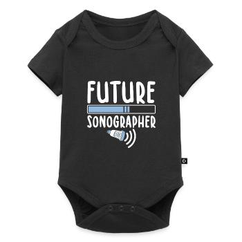 Sonograf - Baby Premium Kurzarmbody - Schwarz - Vorne