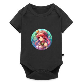 A cute fairy tale needs a cute girl:) - Baby Premium short-sleeve bodysuit - black - Front