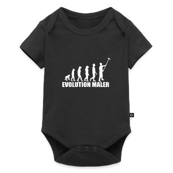Maler - Baby Premium Kurzarmbody - Schwarz - Vorne