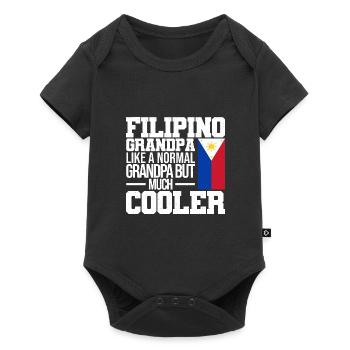 Philippinen Urlaub | Strand Filipino Geschenkidee - Baby Premium Kurzarmbody - Schwarz - Vorne
