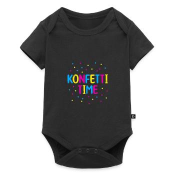Confetti time - Baby Premium short-sleeve bodysuit - black - Front