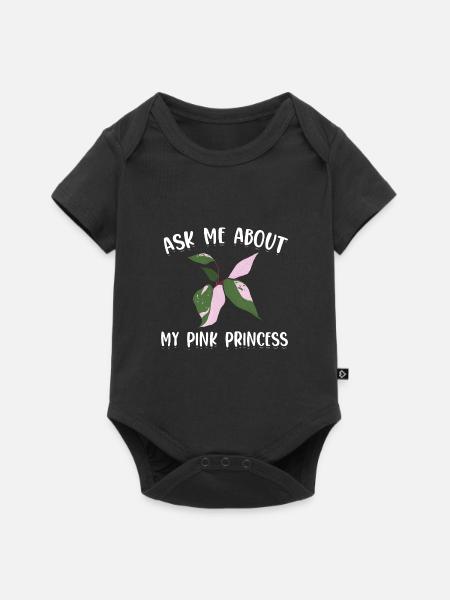 Pflanzen - Baby Premium Kurzarmbody - Schwarz