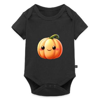 Halloween Baby - Cute Pumpkin - Baby Premium short-sleeve bodysuit - black - Front