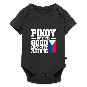 Philippinen Urlaub | Strand Filipino Geschenkidee - Baby Premium Kurzarmbody - Schwarz - Vorne