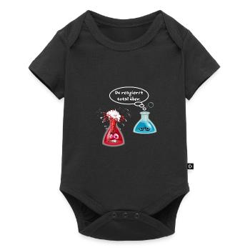 Cadeau de nerd de chimie - Body à manches courtes Premium Bébé - noir - Devant