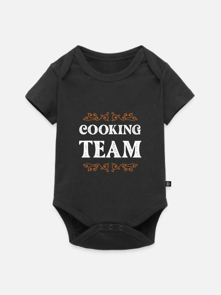 Cooking Crew - Baby Premium Kurzarmbody - Schwarz