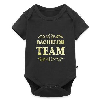 Bachelor Team - Baby Premium Kurzarmbody - Schwarz - Vorne