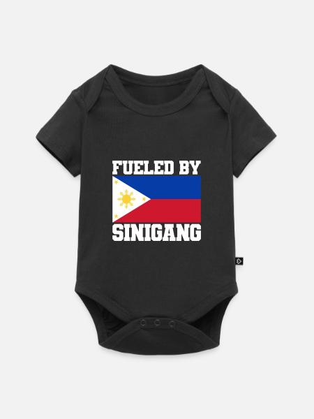 Filipino - Baby Premium Kurzarmbody - Schwarz