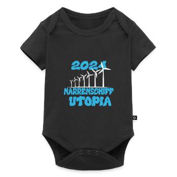 Ship of Fools Utopia, year 2024 - Baby Premium short-sleeve bodysuit - black - Front