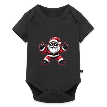Party Santa Claus Christmas - Baby Premium short-sleeve bodysuit - black - Front