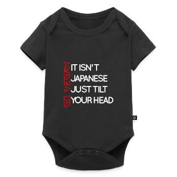 Go Vegan It Isn't Japanese Just Tilt Your Head - Baby Premium short-sleeve bodysuit - black - Front