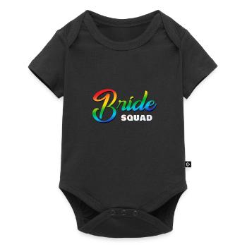 Bride Squad Arc-en-ciel - Body à manches courtes Premium Bébé - noir - Devant