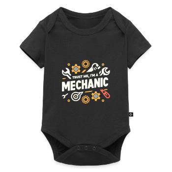 Vertrauen Sie mir, ich bin Mechaniker. - Baby Premium Kurzarmbody - Schwarz - Vorne