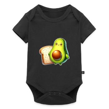 Avocado Toast - Baby Premium short-sleeve bodysuit - black - Front