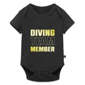 Diving Team - Baby Premium short-sleeve bodysuit - black - Front