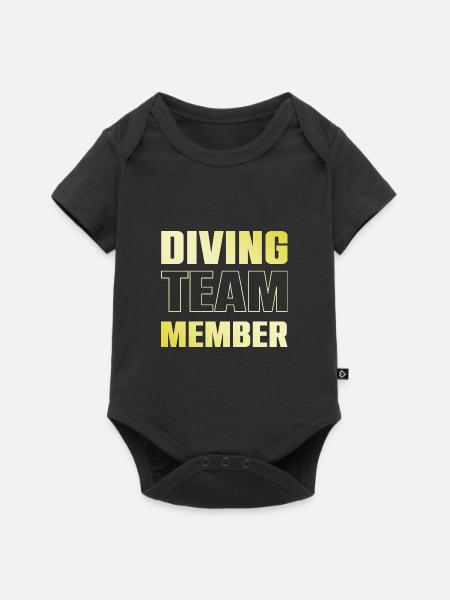Diving Team - Baby Premium Kurzarmbody - Schwarz
