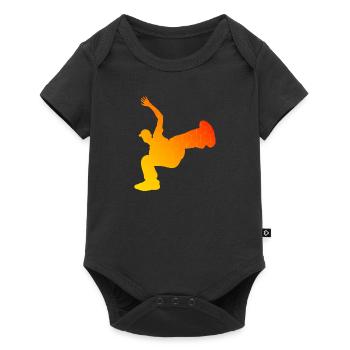 Hiphop Hip Hop Breakdance Homme Bgirl Bboy - Body à manches courtes Premium Bébé - noir - Devant