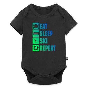 Ski de fond Patinage Ski de fond Patinage Classique de fond - Body à manches courtes Premium Bébé - noir - Devant