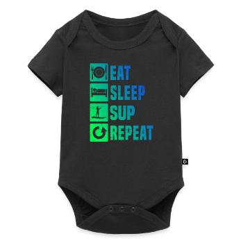 Stand up Paddle Sup Femme Stand up Paddle - Body à manches courtes Premium Bébé - noir - Devant