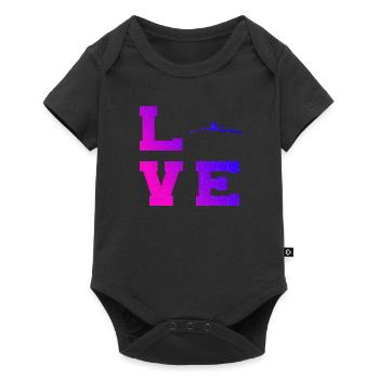 Rameurs d'aviron pour femmes - Body à manches courtes Premium Bébé - noir - Devant