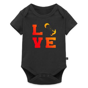 Kitesurf Kitesurf Femmes Kitesurf Kitesurf Kitesurf - Body à manches courtes Premium Bébé - noir - Devant