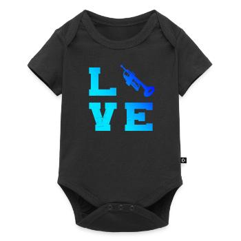 Trumpeter Trumpet Playing Ladies Trumpet Players - Baby Premium short-sleeve bodysuit - black - Front