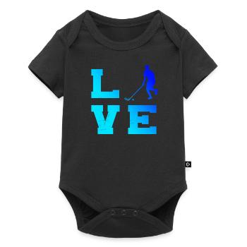 Hockey Salibandy Floorball Jeux Floorball - Body à manches courtes Premium Bébé - noir - Devant