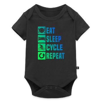 Vélo de route Cyclisme de route Vélo de route Vélo de route Hommes - Body à manches courtes Premium Bébé - noir - Devant