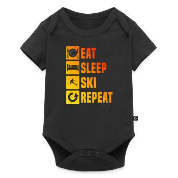 Freestyle Skier Skier Skiing Stunt Ski Skiing - Baby Premium short-sleeve bodysuit - black - Front