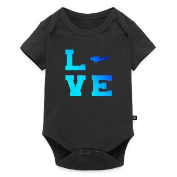Scuba Diver Scuba Diving Dames - Body à manches courtes Premium Bébé - noir - Devant