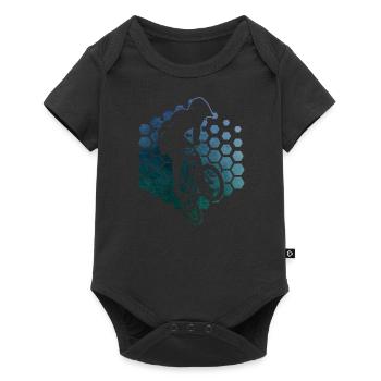 Cyclisme Femmes bmx garçons bmx hommes bmx vélo - Body à manches courtes Premium Bébé - noir - Devant
