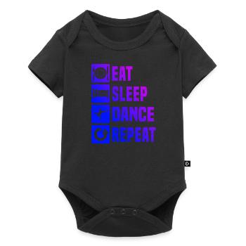 Breakdance Bboy Homme Hiphop Break Dance - Body à manches courtes Premium Bébé - noir - Devant