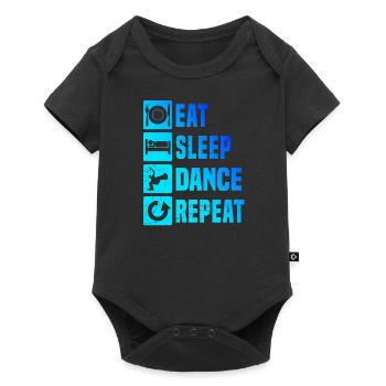 Hip Hop Break Dance Bgirl Bboy Femmes - Body à manches courtes Premium Bébé - noir - Devant