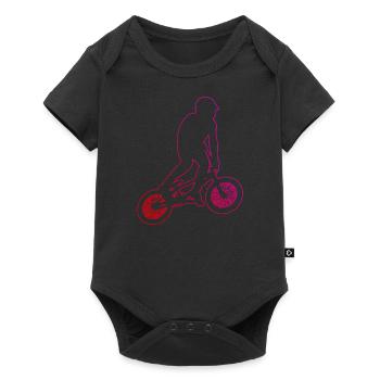 Femmes BMX Jeunes Vélos Hommes Cyclisme BMX Vélo - Body à manches courtes Premium Bébé - noir - Devant