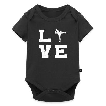 Thai Boxing Thai Boxer Men Thai Boxing Muay Thai - Baby Premium short-sleeve bodysuit - black - Front