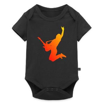 guitare électronique guitare électrique guitariste - Body à manches courtes Premium Bébé - noir - Devant
