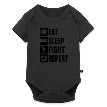Thai Boxing Thai Boxing Thai Boxer Women Thaiboxing - Baby Premium short-sleeve bodysuit - black - Front