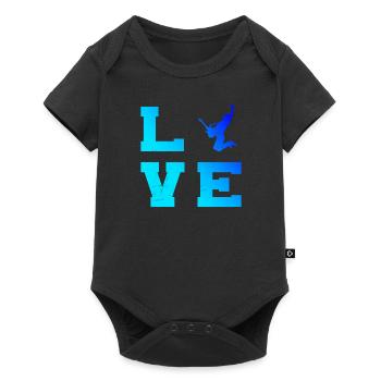 classical guitar guitar guitar player - Baby Premium short-sleeve bodysuit - black - Front